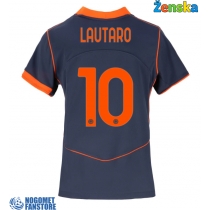 Inter Milan Lautaro Martinez #10 Rezervni Dres za Ženska 2025-26 Kratak Rukav